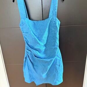 Reformation Kerrigan Linen Dress Grotto - Size 10